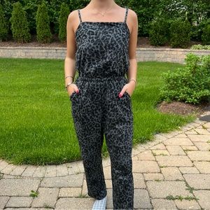Cheetah print jumpsuit